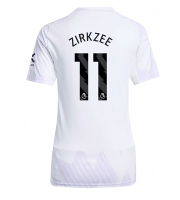 Manchester United Joshua Zirkzee #11 Udebanetrøje Dame 2025-26 Kort ærmer